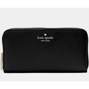 NWT Kate Spade Staci Large Continental Wallet - Black
